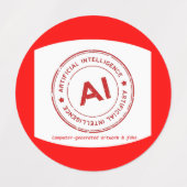 AI Fake-labels Labels (Design 1)