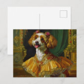 AI Fancy Dog Briefkaart (Voorkant / Achterkant)