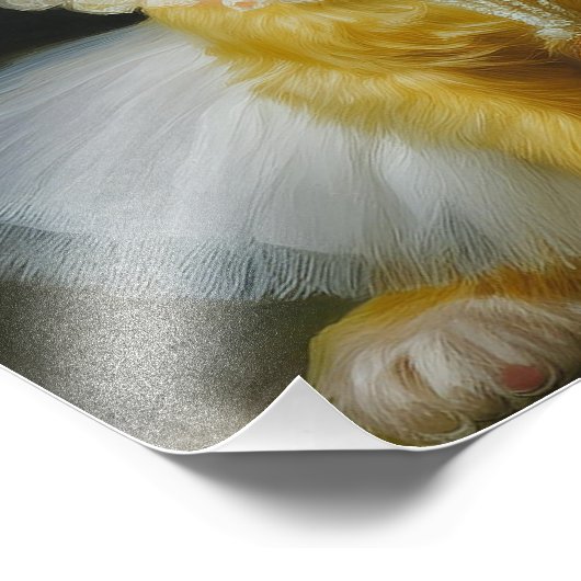 AI fancy Dog Foto Afdruk (Hoek)