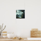 AI Fantasy Landscape #02 Poster (Keuken)