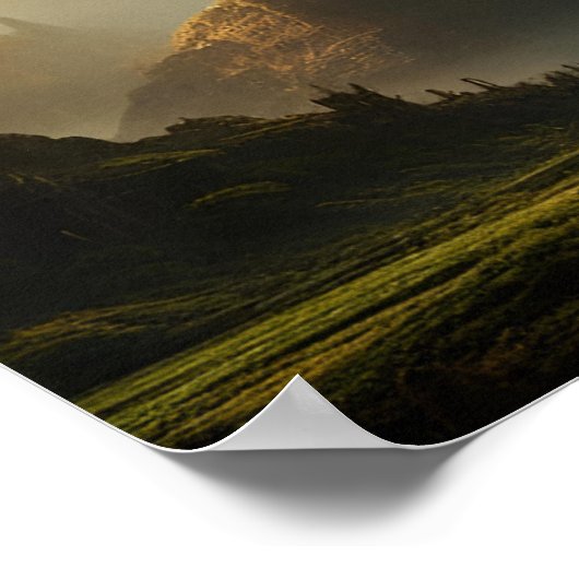 AI Fantasy Landscape #03 Poster (Hoek)