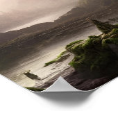 AI Fantasy Landscape #04 Poster (Hoek)
