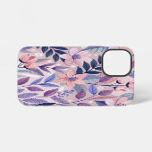 AI Floral iPhone 12 Mini Hoesje – Elegante stijl iPhone Hoesje (Achterkant horizontaal)