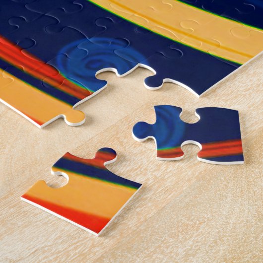 AI Flower Design Legpuzzel (Zijkant)