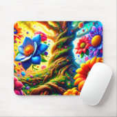 AI Flowers Muismat (Met muis)