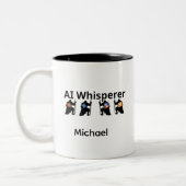 AI Fluisteraar Tweekleurige Koffiemok (Links)