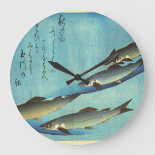Ai (forel) - Hiroshige's Japanse visprint Grote Klok