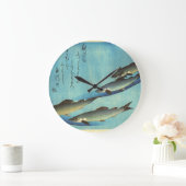 Ai (forel) - Hiroshige's kleurenJapanse vis afdruk Grote Klok (Huis)