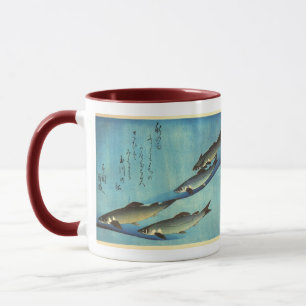 Ai (forel) - Hiroshige's kleurenJapanse vis afdruk Mok