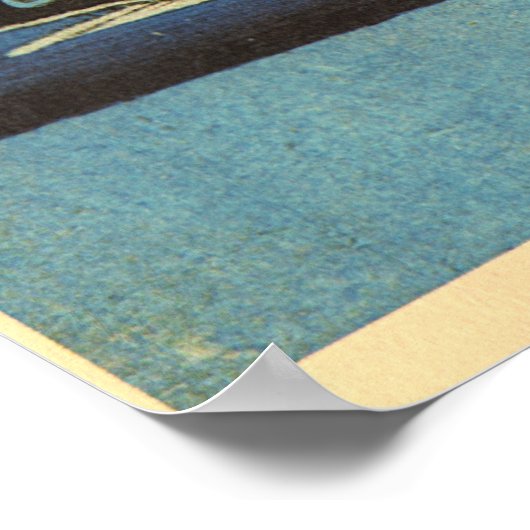 Ai (forel) - Hiroshige's kleurenJapanse vis afdruk Poster (Hoek)