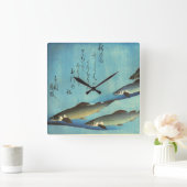 Ai (forel) - Hiroshige's kleurenJapanse vis afdruk Vierkante Klok (Huis)