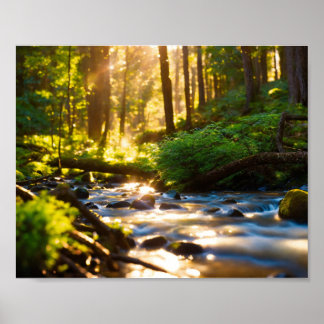 AI-foto-afdruk, waardeposter papier (halfglans) Poster