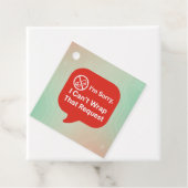 AI Funny Gift Label - "Kan dat verzoek niet inpakk (In situ)