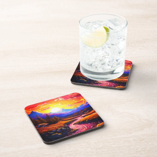 AI-gebergte Bier Onderzetter (Rechterzijde)