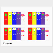 AI geen UTA-Sticker Rechthoekige Sticker (Vel)