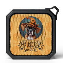 AI gegenereerd| Boxer| Halloween Witch