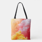 AI-gegenereerd gekleurd dun roken Tote Bag (Achterkant)