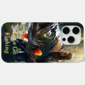 (AI gegenereerd) Laat de riviervisserij gaan Case-Mate iPhone Case (Achterkant (horizontaal))