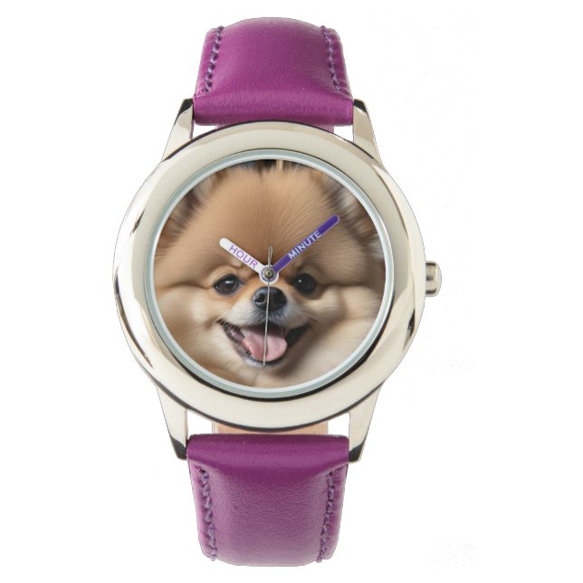 AI-gegenereerde hond 01 "Goede dag" Horloge (Voorkant)