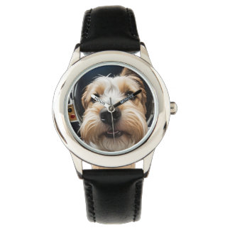 AI-gegenereerde hond 01 "Roger" Horloge
