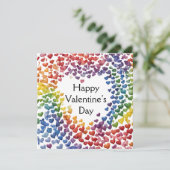 Ai Gegenereerde Pride LGBTQ Valentijnsdag  Feestdagenkaart (Staand voorkant)