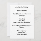 AI-gegenereerde traditionele Passen getrouwd bruil Kaart (Achterkant)