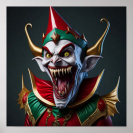 AI Gegenereerde Vampierkunst Poster