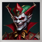 AI Gegenereerde Vampierkunst Poster (Voorkant)