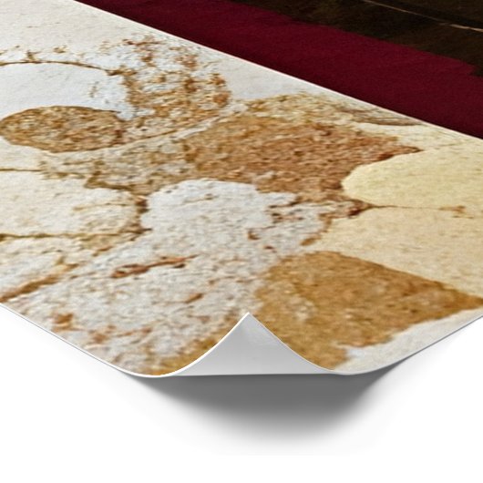 AI gegenereerde vrouw collage Poster (Hoek)