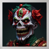 AI Gegenereerde Zombie Kunst Poster (Voorkant)