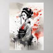 AI Geisha Poster (Voorkant)