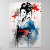 AI Geisha Poster (Voorkant)