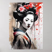AI Geisha Poster (Voorkant)
