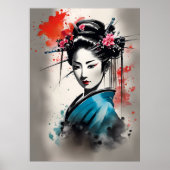 AI Geisha Poster (Voorkant)