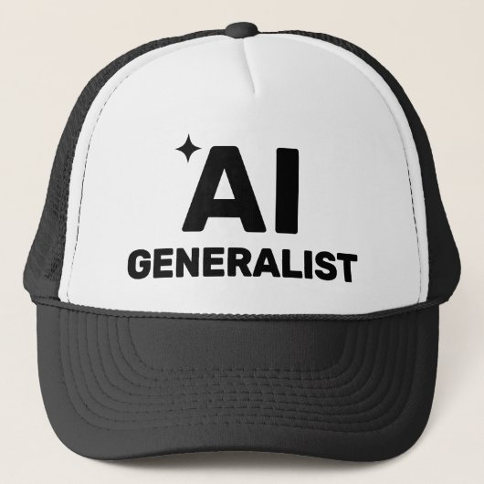 AI Generalist™ Trucker Hat Trucker Pet (Voorkant)
