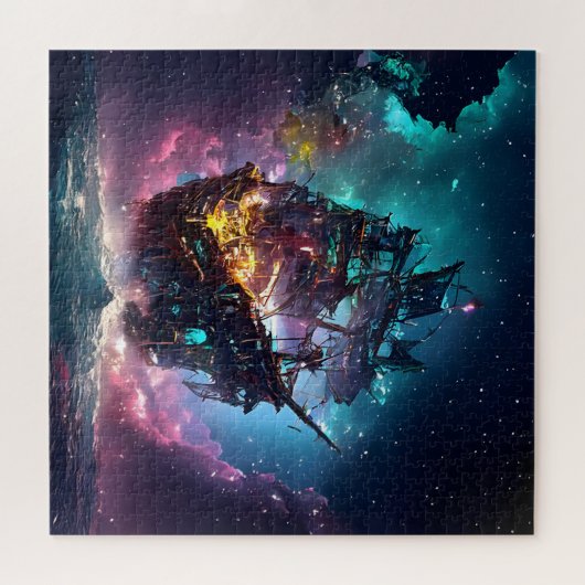 AI Generate Pirate Ship Legpuzzel (Horizontaal)