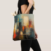 Ai generated abstract and resilient city tote bag (Dichtbij)