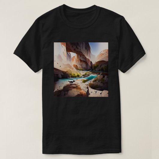 AI Generated Art53 T-shirt (Design voorkant)
