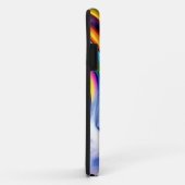 AI Generated Artsy Cool Blue Eyed Abstract Cat Case-Mate iPhone Case (Achterkant/rechts)