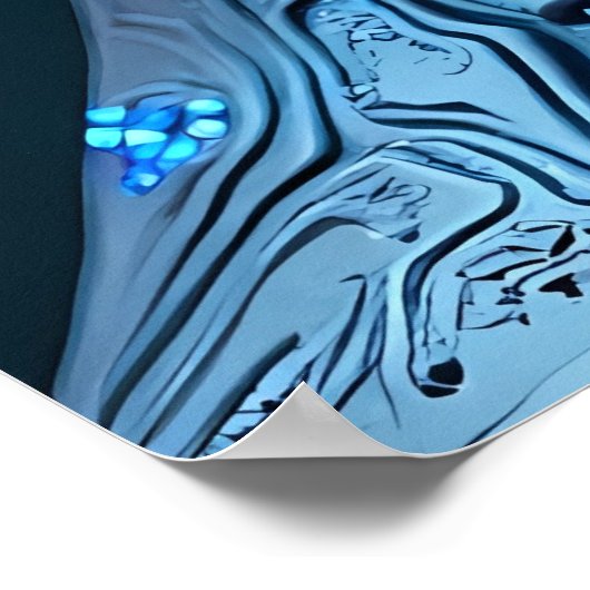 AI-Generated Cyberpunk Art – Bold & Futuristic! N Poster (Hoek)