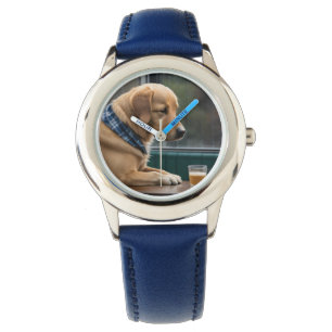 AI-Generated Dog 01 "Ik voel me down" Horloge