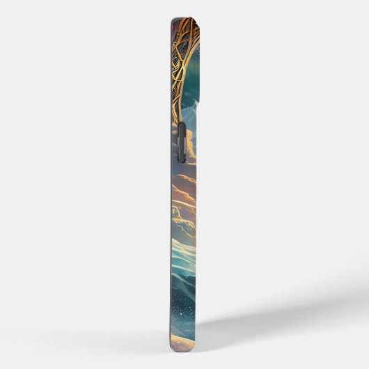 (AI Generated) Jesus op een polair beer Case-Mate iPhone Case (Achterkant / Rechts)