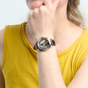 (AI Generated) Jesus op een polair beer Horloge