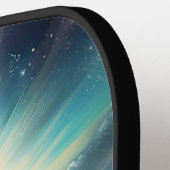 (AI Generated) Jesus op een polair beer Pickleball Paddle (Links Detail)