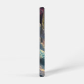 (AI Generated) Jesus op een polair beer Samsung Galaxy Hoesje (Rechterkant)