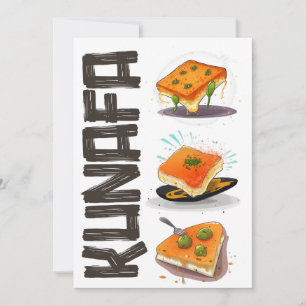 AI Generated Knafeh Kunafa Kunafeh - ك ن ف ة Kaart