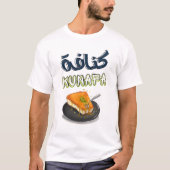 AI Generated Knafeh Kunafa Kunafeh - ك ن ف ة T-shirt (Voorkant)