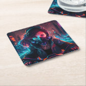 AI generated motorcycle art #1 Kartonnen Onderzetters