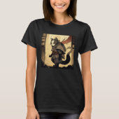 AI Generated Shinobi Cat T-shirt (Voorkant)