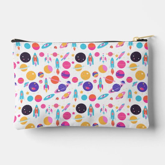 AI Generated Space Pattern Make-up Etui (Achterkant)